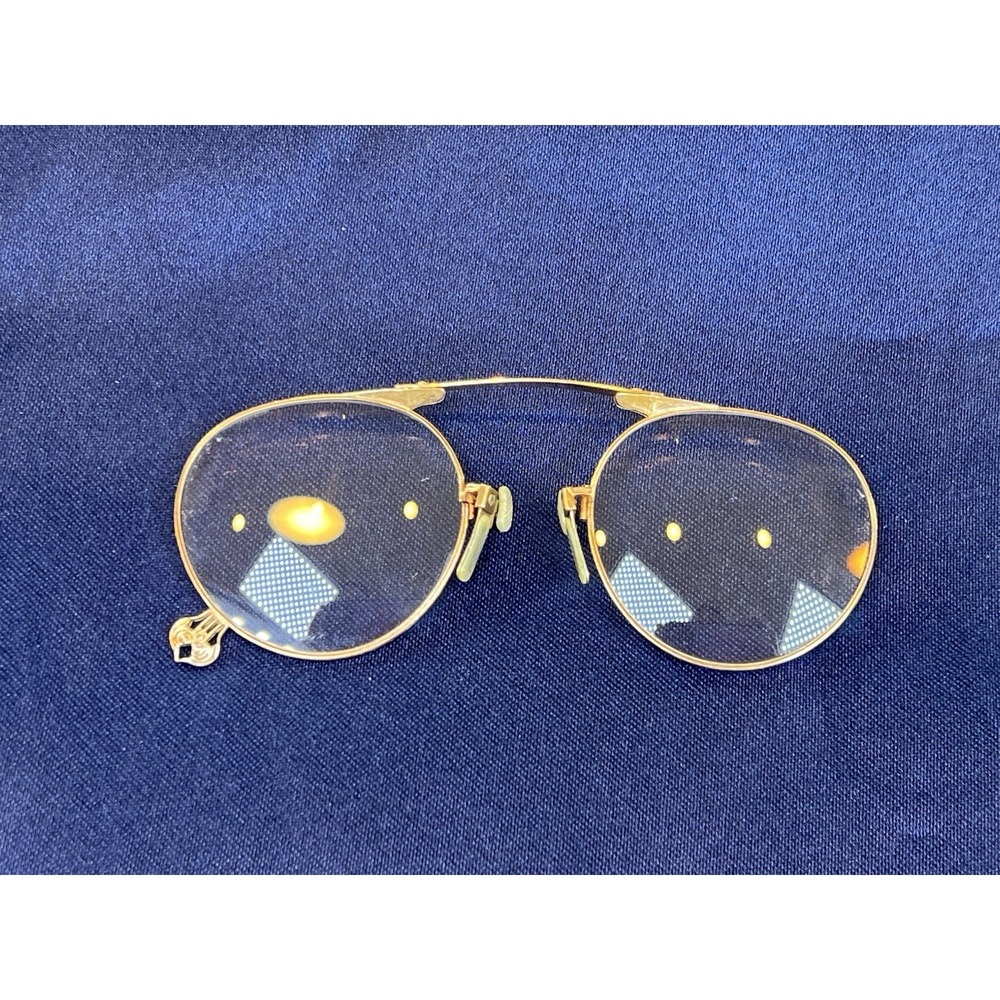 Folding Antique Rare AO Pince Nez Spectacles 1/10 12K Gold Filled c.1907